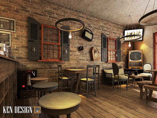 noi that cho quan cafe phong cach